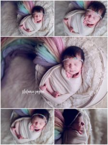 rainbow baby newborn photo ideas